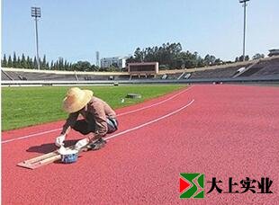 塑膠跑道施工步驟-畫(huà)線(xiàn)
