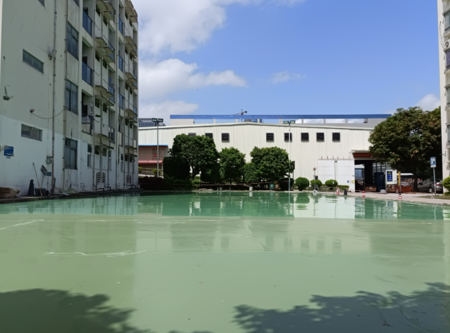 坑梓工業(yè)園硅PU籃球場(chǎng)施工項目